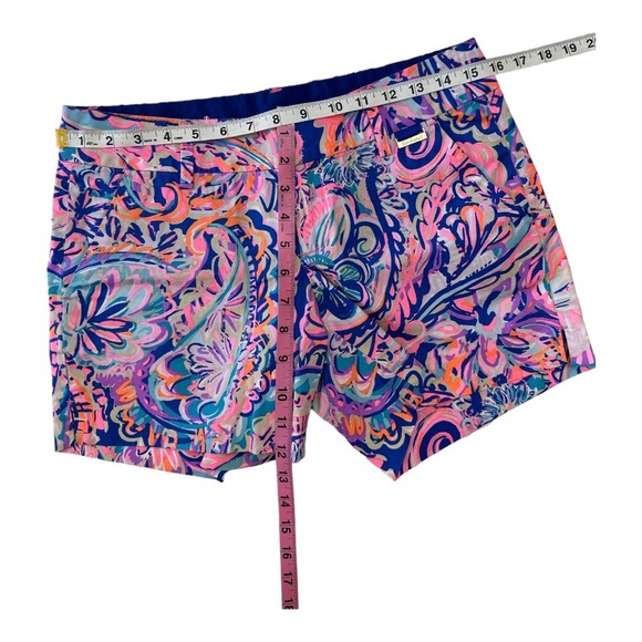 Lilly Pulitzer Callan 5” Shorts Drop Me A Lime Size 2 - Picture 3 of 7